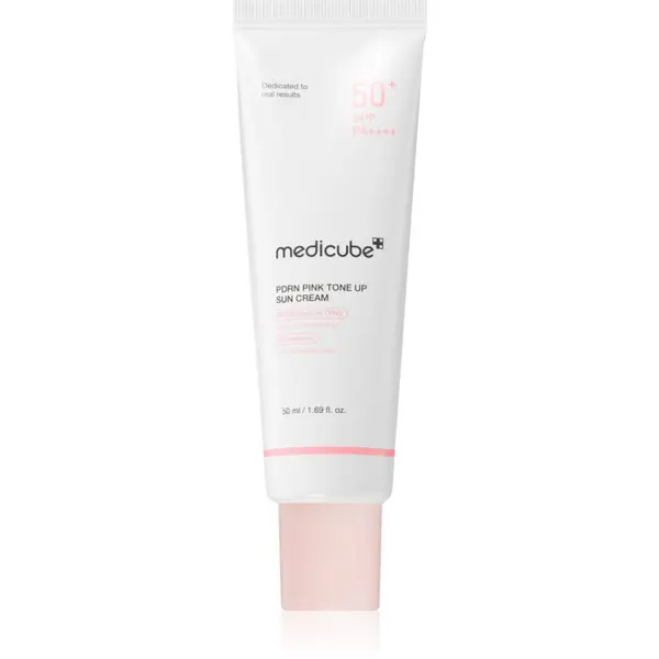 Medicube medicube PDRN Pink Tone Up Sun Cream vlažilna zaščitna krema SPF 50 50 ml