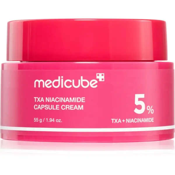 Medicube medicube TXA Niacinamide Capsule Cream krema za posvetljevanje proti temnim kolobarjem 55 ml