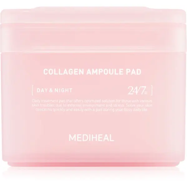 MEDIHEAL MEDIHEAL Collagen Ampoule Pad tonizirajoče blazinice za vlaženje in učvrstitev kože 100 kos