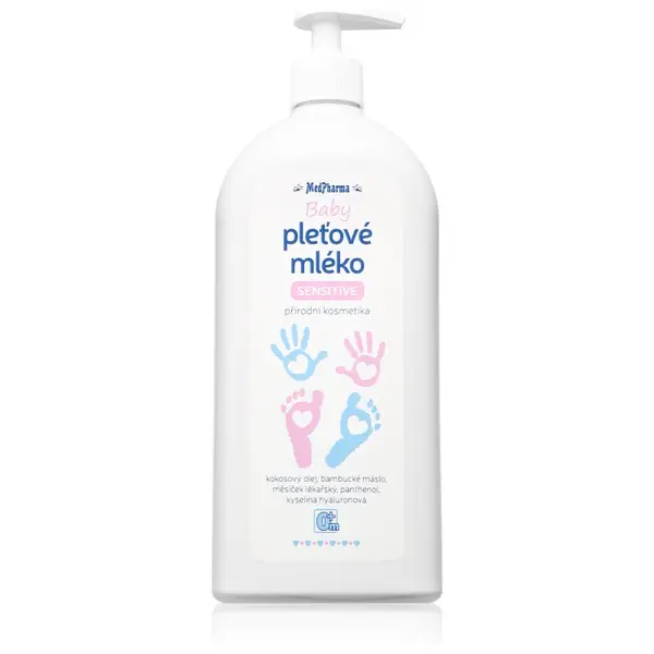 MedPharma MedPharma Pleťové mléko Sensitive baby vlažilni losjon za telo za otroke od rojstva 500 ml