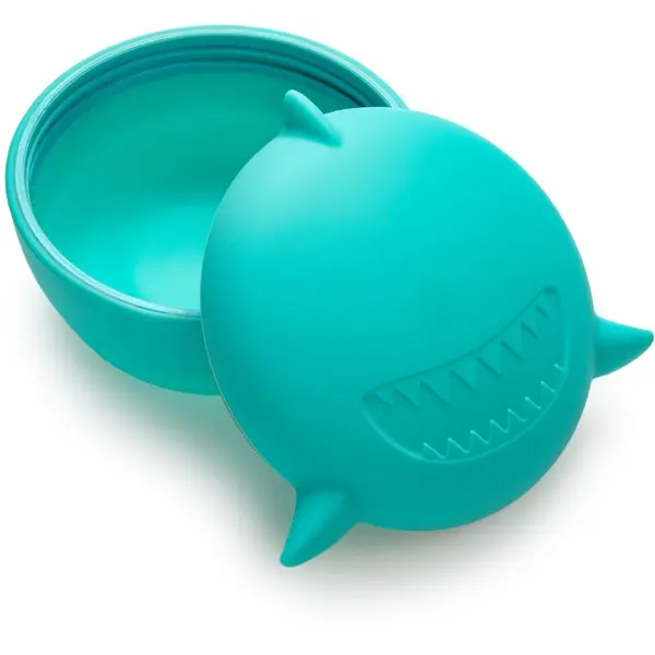 Melii Melii Silicone Bowl with Lid škatla za malico Shark 350 ml