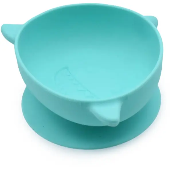 Melii Melii Silicone Suction Bowl silikonska posoda s priseskom Shark 2x300 ml