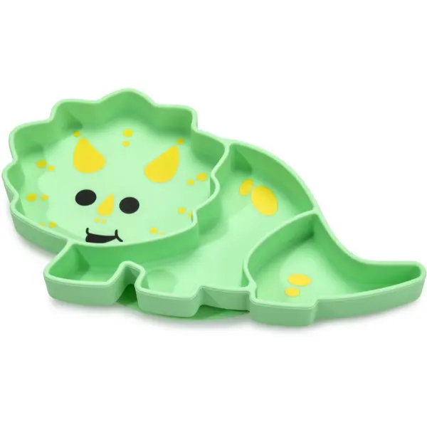 Melii Melii Silicone Suction Plate krožnik s priseskom Dino 1 kos