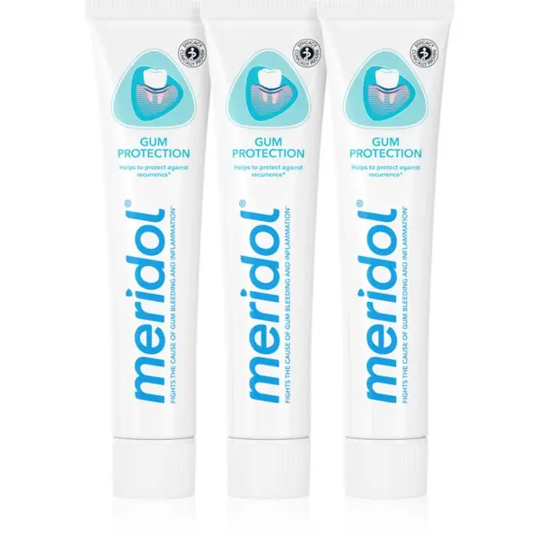 Meridol Meridol Gum Protection zobna pasta ki podpira regeneracijo razdraženih dlesni 3 x 75 ml