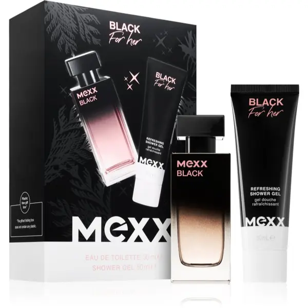 Mexx Mexx Black Woman darilni set za ženske 2 kos