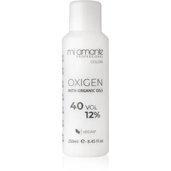 Mi Amante Professional Mi Amante Professional Colori Oxigen With Organic Oils oksidacijska emulzija za profesionalno uporabo 12% 40 Vol. 250 ml
