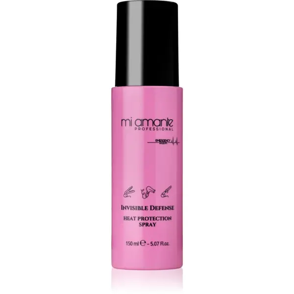 Mi Amante Professional Mi Amante Professional Emergency Room Invisible Defense Heat Protection Spray pršilo za zaščito las med toplotnim oblikovanjem z likalnikom ali kodral