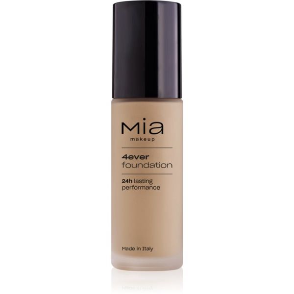 Mia Cosmetics Mia Cosmetics 4ever dolgoobstojni matirajoči tekoči puder za polno prekrivanje odtenek 04 Cinnamon 30 ml