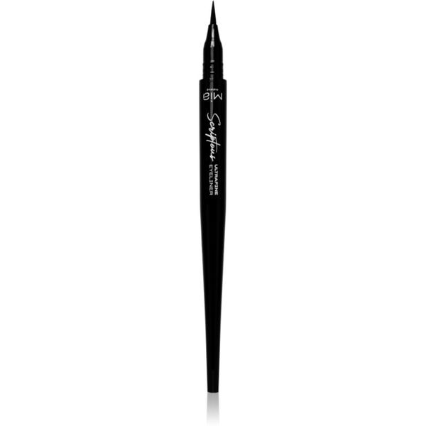 Mia Cosmetics Mia Cosmetics Scriptous Ultrafine dolgoobstojno vodoodporno črtalo za oči odtenek Black 6 g