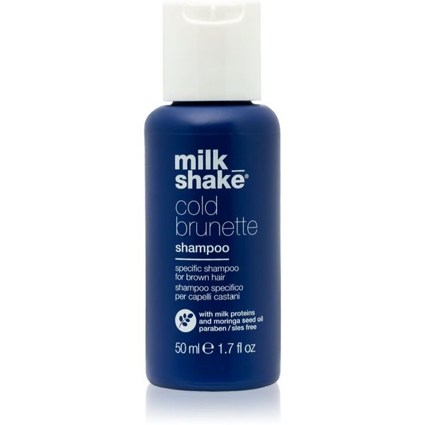 Milk Shake Milk Shake Cold Brunette šampon za nevtralizacijo rumenih tonov za rjave lase 50 ml