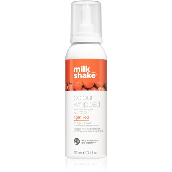 Milk Shake Milk Shake Colour Whipped Cream tonirana pena za vse tipe las Light Red 100 ml