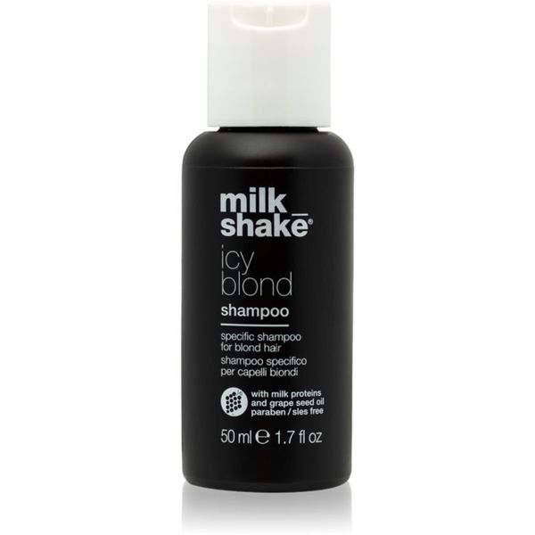 Milk Shake Milk Shake Icy Blond Shampoo šampon za nevtralizacijo rumenih tonov za blond lase 50 ml