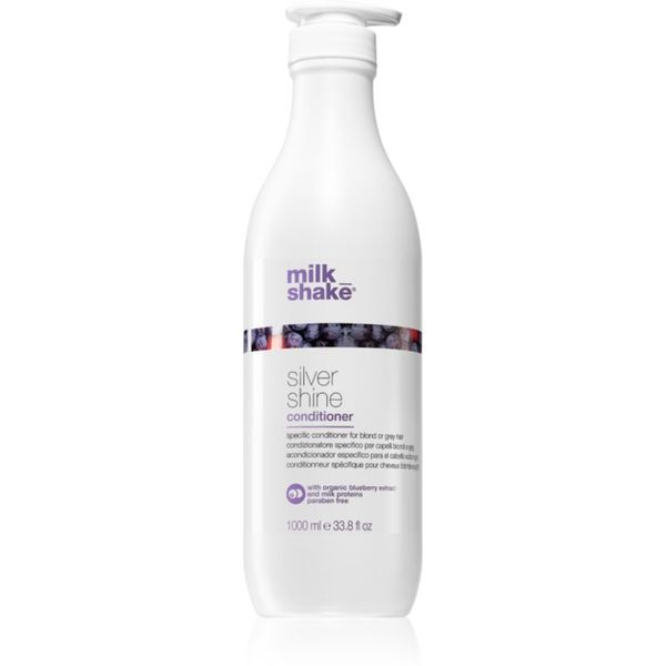 Milk Shake Milk Shake Silver Shine balzam za blond lase za nevtralizacijo rumenih odtenkov 1000 ml