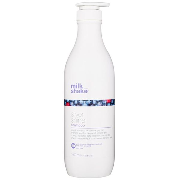 Milk Shake Milk Shake Silver Shine šampon za blond lase za nevtralizacijo rumenih odtenkov 1000 ml