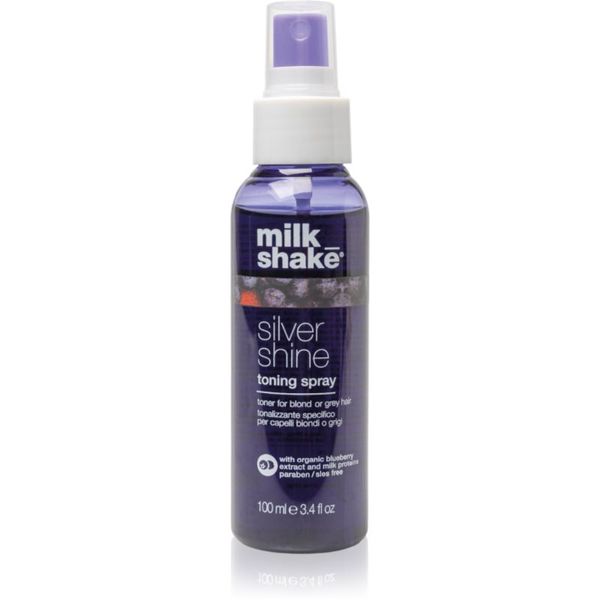 Milk Shake Milk Shake Silver Shine Toning Spray tonirano pršilo za blond in sive lase 100 ml