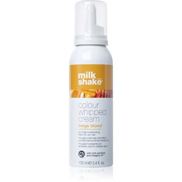 milk_shake® milk_shake® Colour Whipped Cream tonirana pena za vse tipe las Beige Blond 100 ml