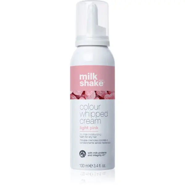 milk_shake® milk_shake® Colour Whipped Cream tonirana pena za vse tipe las Light Pink 100 ml