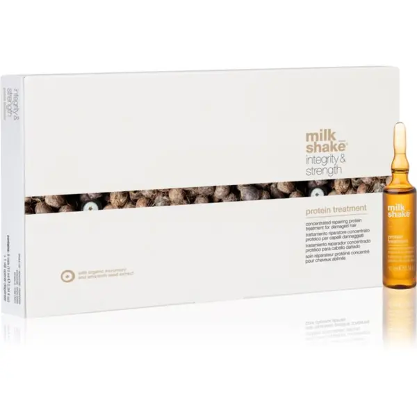 milk_shake® milk_shake® Integrity & Strength Protein Treatment koncentrirani serum za poškodovane lase z beljakovinami 8x10 ml
