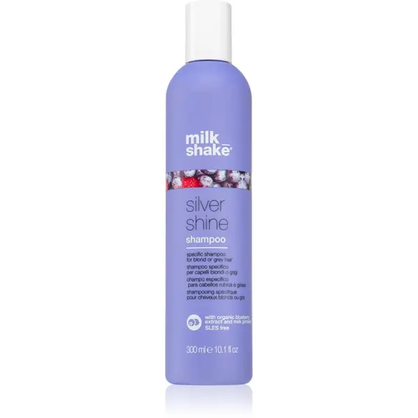 milk_shake® milk_shake® Silver Shine šampon za blond lase za nevtralizacijo rumenih odtenkov 300 ml
