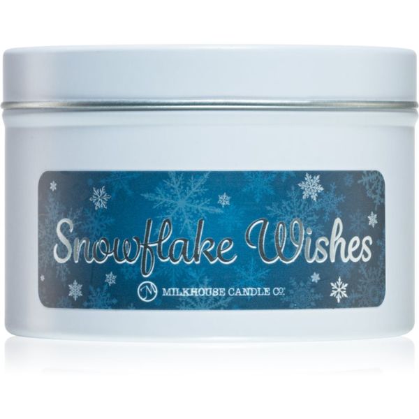 Milkhouse Candle Co. Milkhouse Candle Co. Christmas Snowflake Wishes dišeča sveča v pločevinki 141 g
