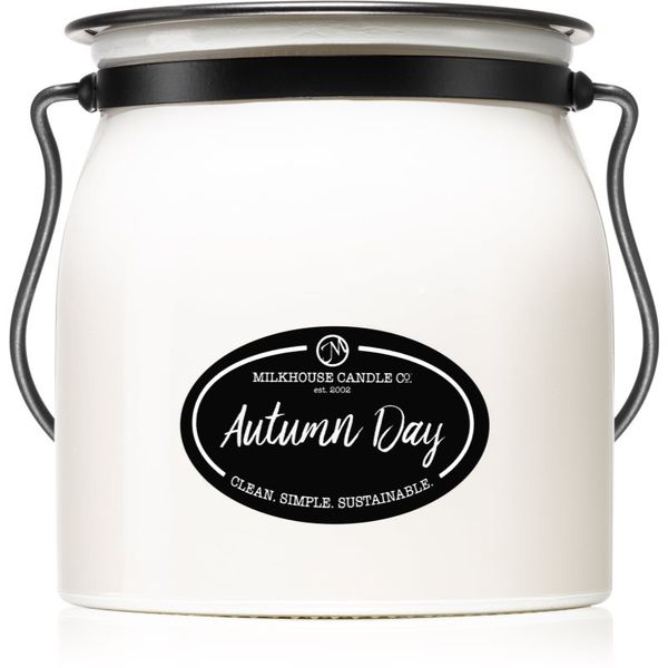 Milkhouse Candle Co. Milkhouse Candle Co. Creamery Autumn Day dišeča sveča Butter Jar 454 g