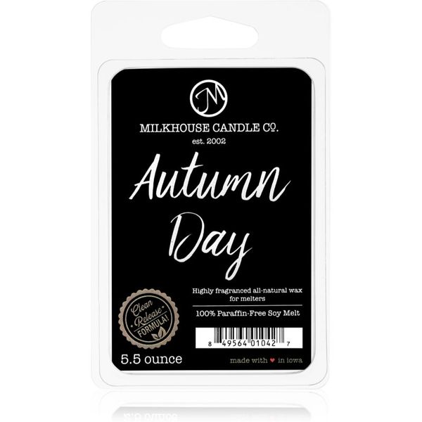 Milkhouse Candle Co. Milkhouse Candle Co. Creamery Autumn Day vosek za aroma lučko 155 g