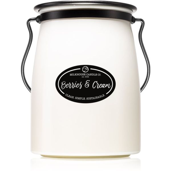 Milkhouse Candle Co. Milkhouse Candle Co. Creamery Berries & Cream dišeča sveča Butter Jar 624 g