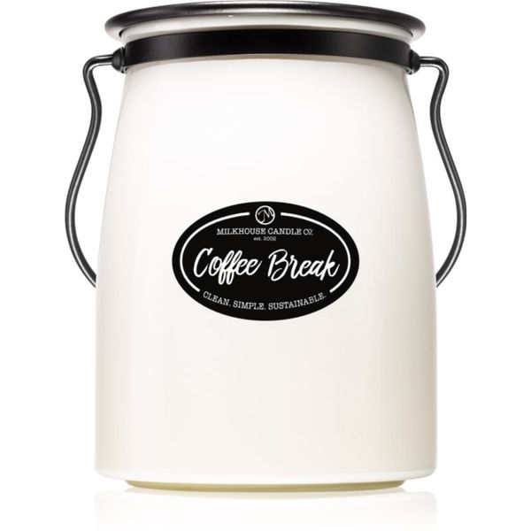 Milkhouse Candle Co. Milkhouse Candle Co. Creamery Coffee Break dišeča sveča Butter Jar 624 g