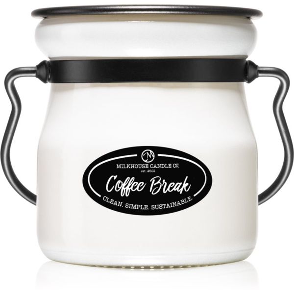 Milkhouse Candle Co. Milkhouse Candle Co. Creamery Coffee Break dišeča sveča Cream Jar 142 g