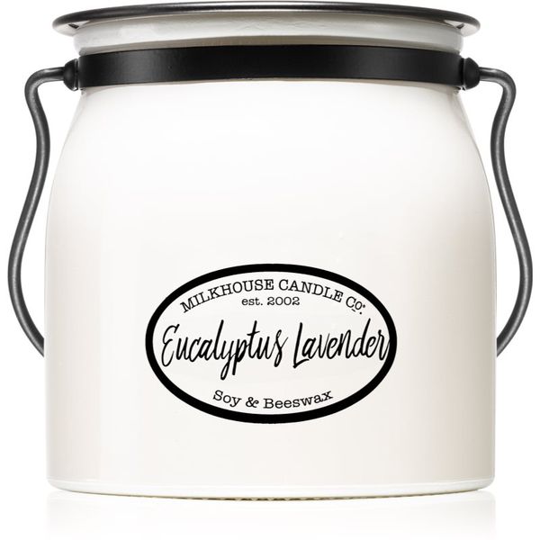 Milkhouse Candle Co. Milkhouse Candle Co. Creamery Eucalyptus Lavender dišeča sveča Butter Jar 454 g