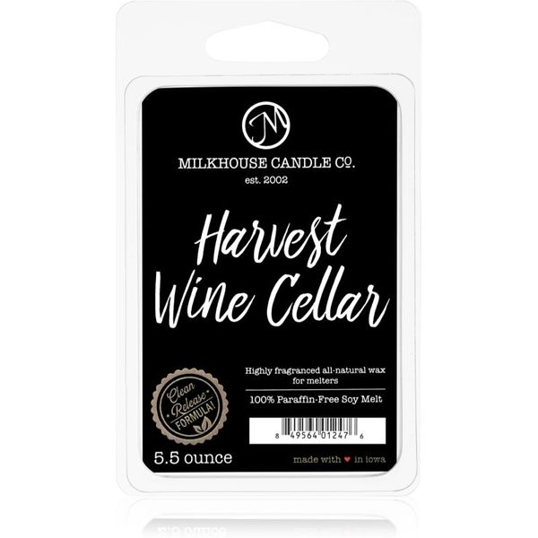 Milkhouse Candle Co. Milkhouse Candle Co. Creamery Harvest Wine Cellar vosek za aroma lučko 155 g