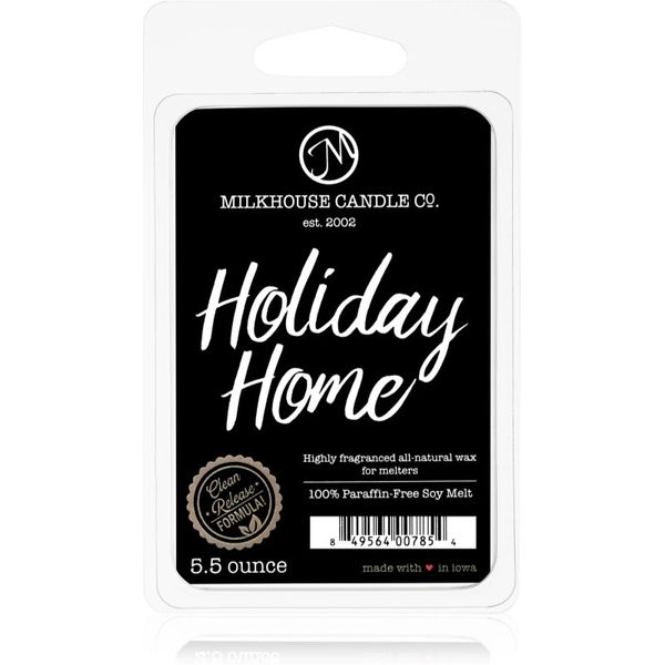 Milkhouse Candle Co. Milkhouse Candle Co. Creamery Holiday Home vosek za aroma lučko 155 g