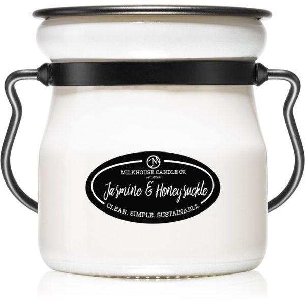 Milkhouse Candle Co. Milkhouse Candle Co. Creamery Jasmine & Honeysuckle dišeča sveča Cream Jar 142 g