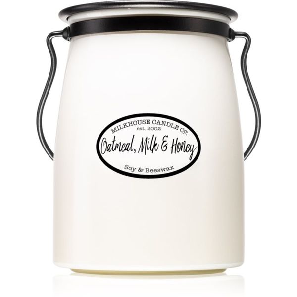 Milkhouse Candle Co. Milkhouse Candle Co. Creamery Oatmeal, Milk & Honey dišeča sveča  Butter Jar 624 g