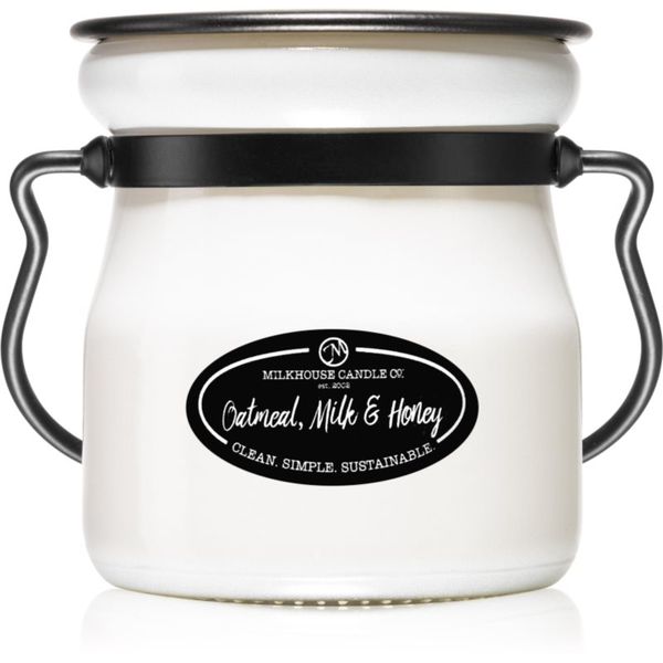 Milkhouse Candle Co. Milkhouse Candle Co. Creamery Oatmeal, Milk & Honey dišeča sveča Cream Jar 142 g