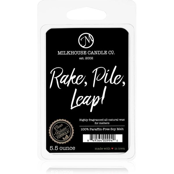 Milkhouse Candle Co. Milkhouse Candle Co. Creamery Rake, Pile, Leap! vosek za aroma lučko 155 g