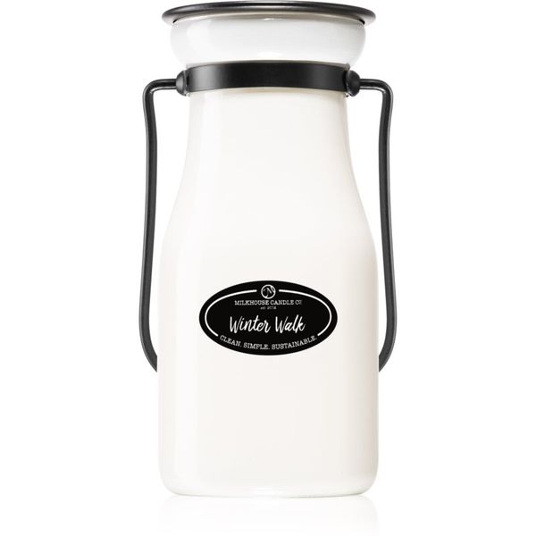 Milkhouse Candle Co. Milkhouse Candle Co. Creamery Winter Walk dišeča sveča Milkbottle 227 g