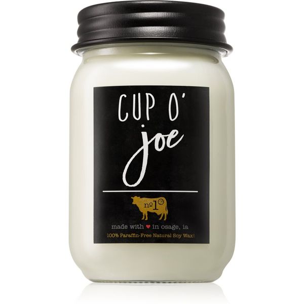 Milkhouse Candle Co. Milkhouse Candle Co. Farmhouse Cup O' Joe dišeča sveča Mason Jar 368 g