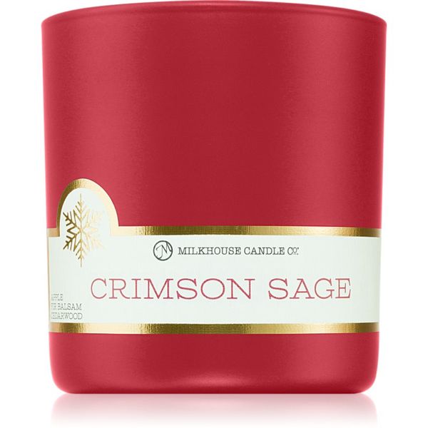 Milkhouse Candle Co. Milkhouse Candle Co. LE Winter Crimson Sage dišeča sveča 226 g