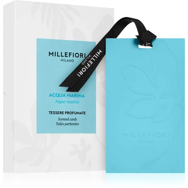 Millefiori Millefiori Acqua Marina Laundry dišeča kartica 3 kos