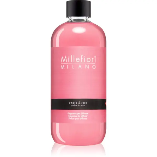 Millefiori Millefiori Ambra & Rosa nadomestno polnilo za aroma difuzor 500 ml