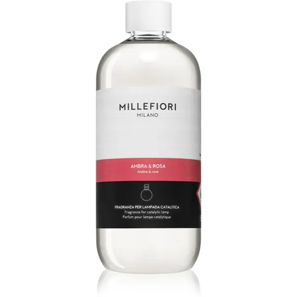 Millefiori Millefiori Ambra & Rosa nadomestno polnilo za katalitično svetilko 500 ml