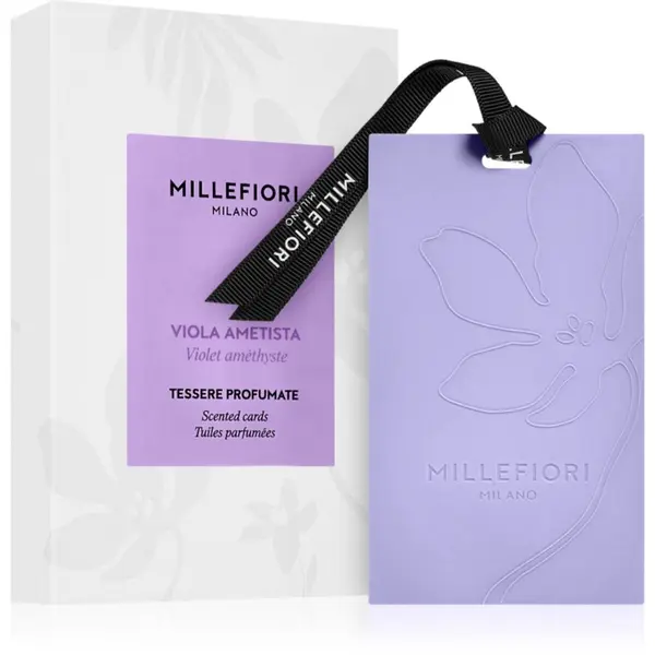 Millefiori Millefiori Milano Laundry Viola Ametista dišeča kartica 3 kos