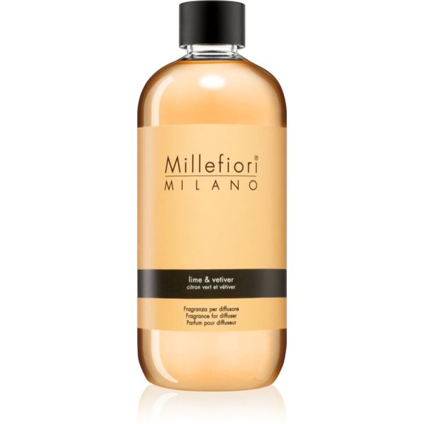 Millefiori Millefiori Milano Lime & Vetiver nadomestno polnilo za aroma difuzor 500 ml