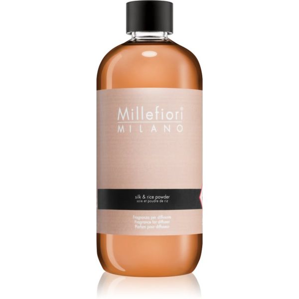 Millefiori Millefiori Milano Silk & Rice Powder nadomestno polnilo za aroma difuzor 500 ml