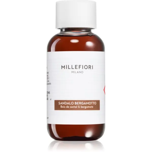 Millefiori Millefiori Sandalo Bergamotto nadomestno polnilo za aroma difuzor 100 ml