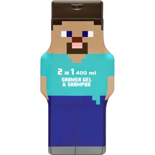 Minecraft Minecraft Shower Gel & Shampoo nežni gel za prhanje in šampon za otroke 400 ml
