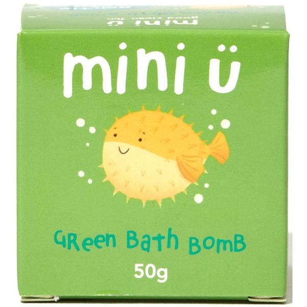 Mini-U Mini-U Bath Bomb Green šumeča kopalna kroglica 50 g