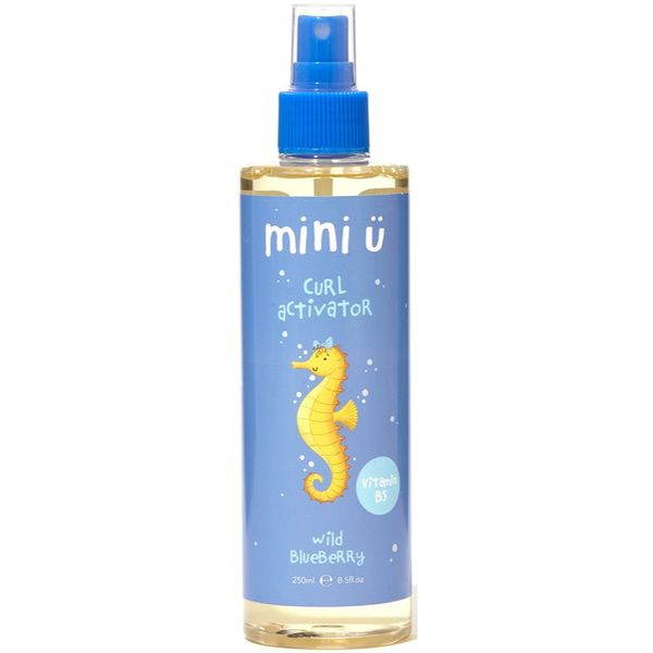 Mini-U Mini-U Curl Activator Wild Blueberry aktivacijsko pršilo za kodraste lase za otroke 250 ml