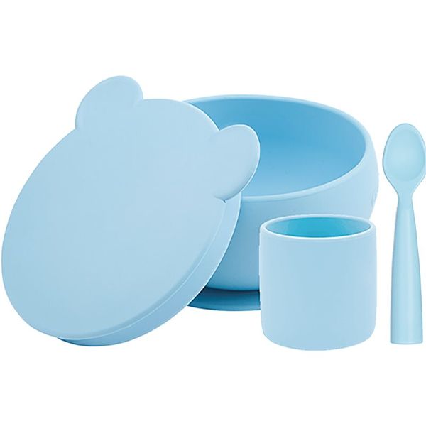 Minikoioi Minikoioi BLW I Mineral Blue jedilni set